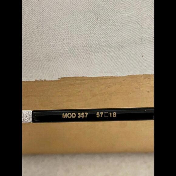 RARE NOS Vintage LEONHARD DE NEFFE 357 Unisex Eyeglasses Frames 57-18-110 RED - Picture 2 of 4